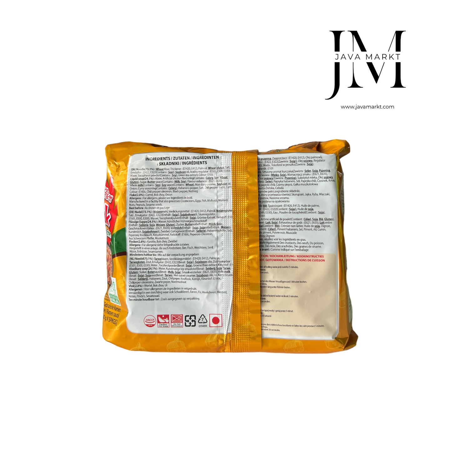 Samyang Instant Noodle Hot Chicken Curry - Java Markt