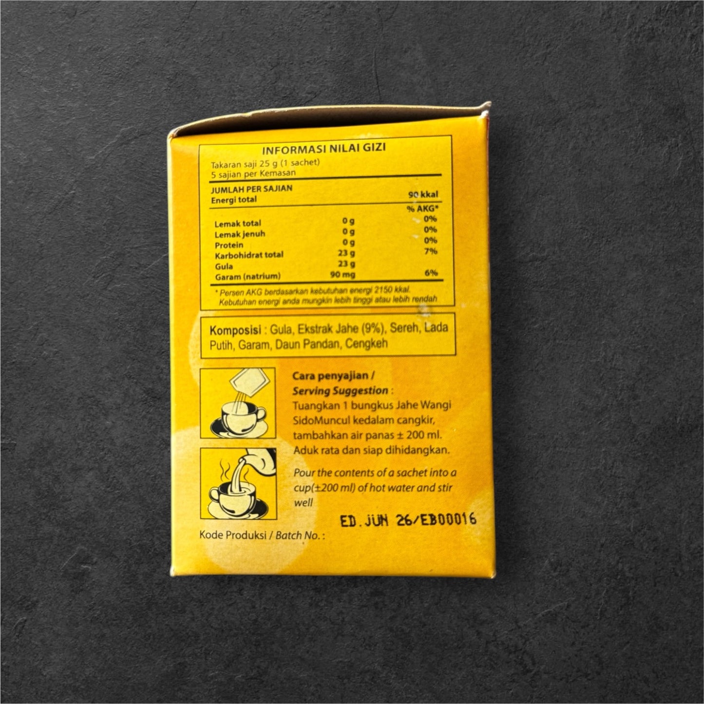 Sidomuncul Minuman Jahe Wangi - Java Markt