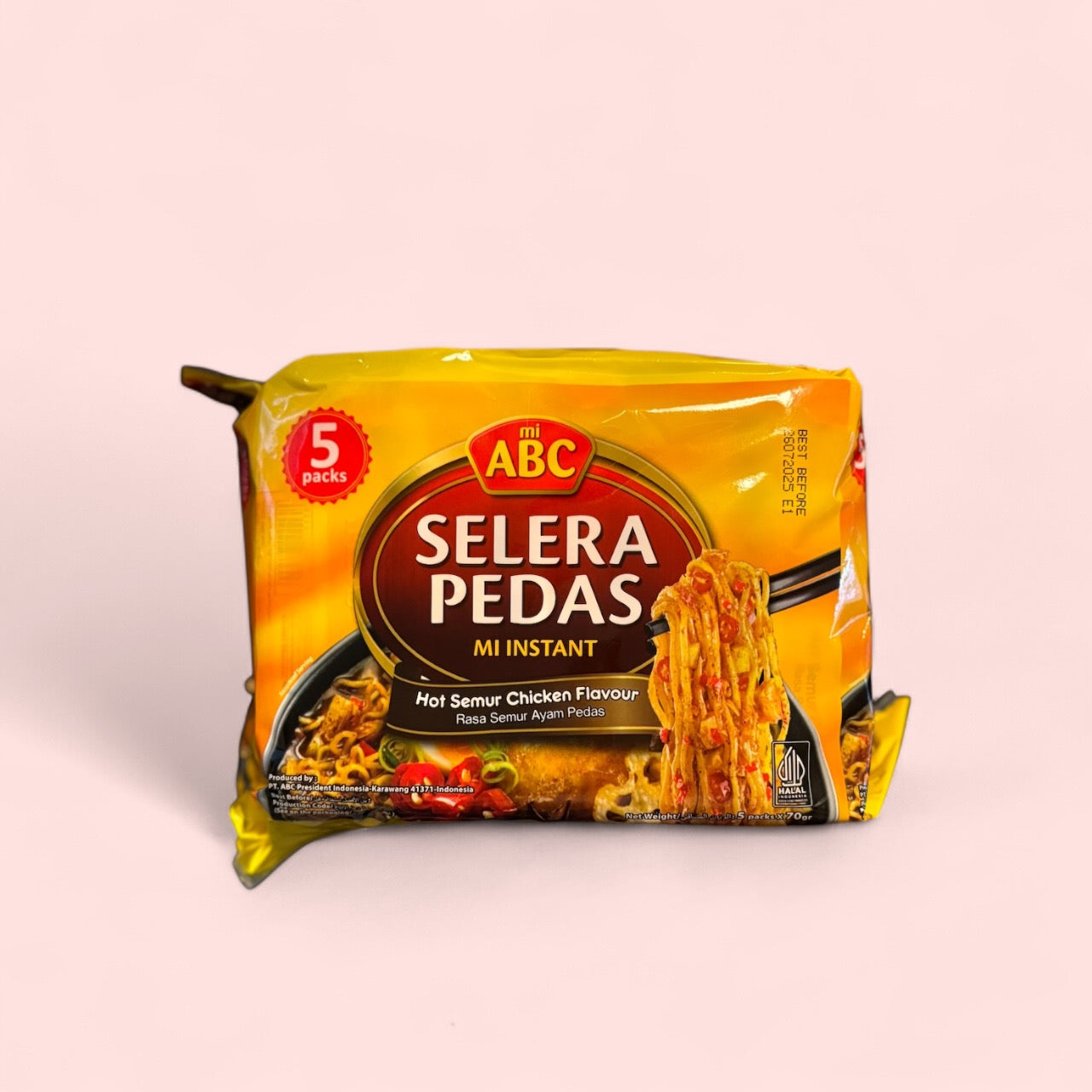 Mi ABC - Mi Instant Hot Semur Chicken Flavour 5er