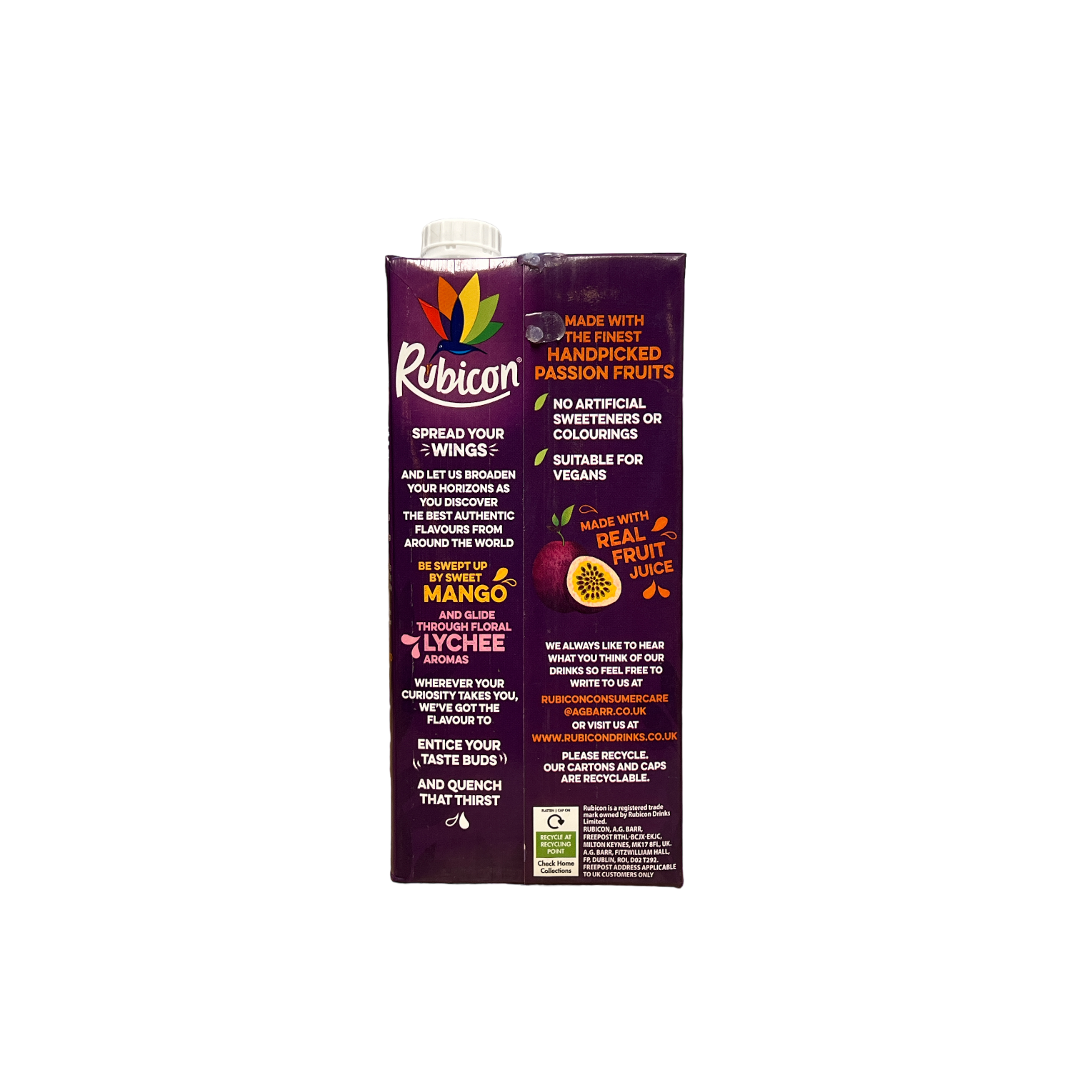 Rubicon Passion Fruit Juice Drink 1L - Java Markt