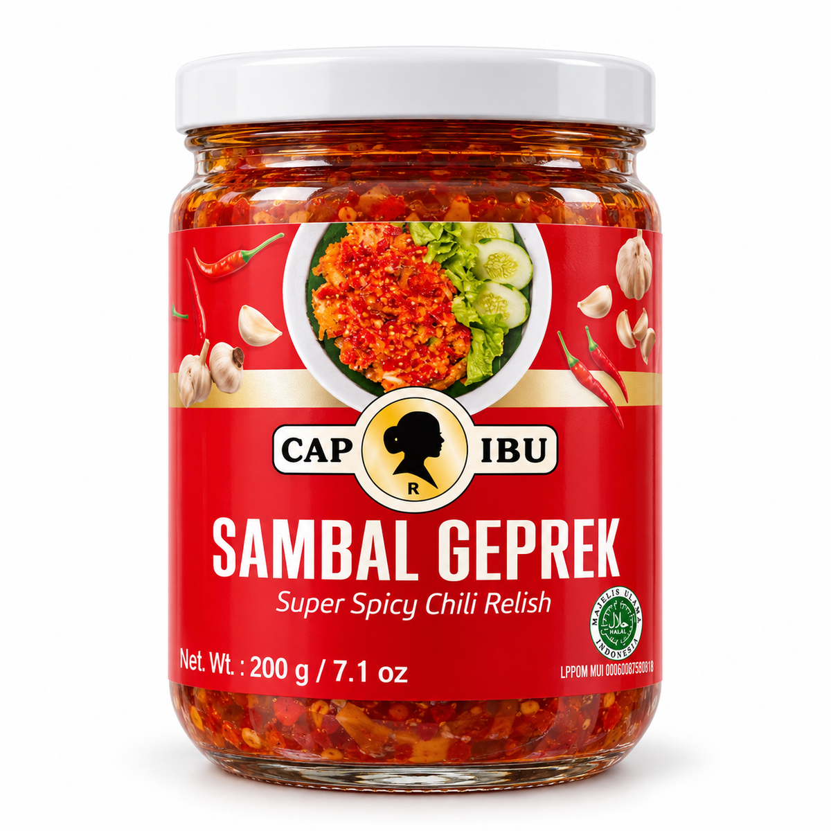Sambal Geprek Cap Ibu 200G