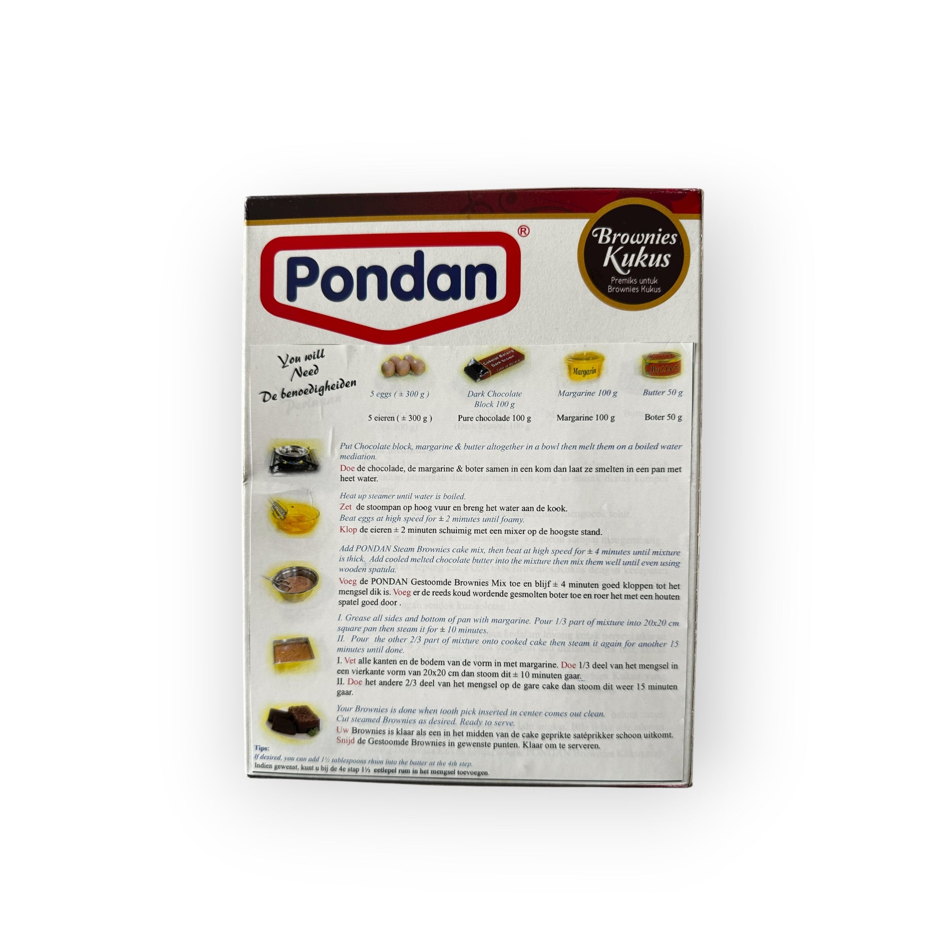 Pondan Brownies Kukus - Java Markt