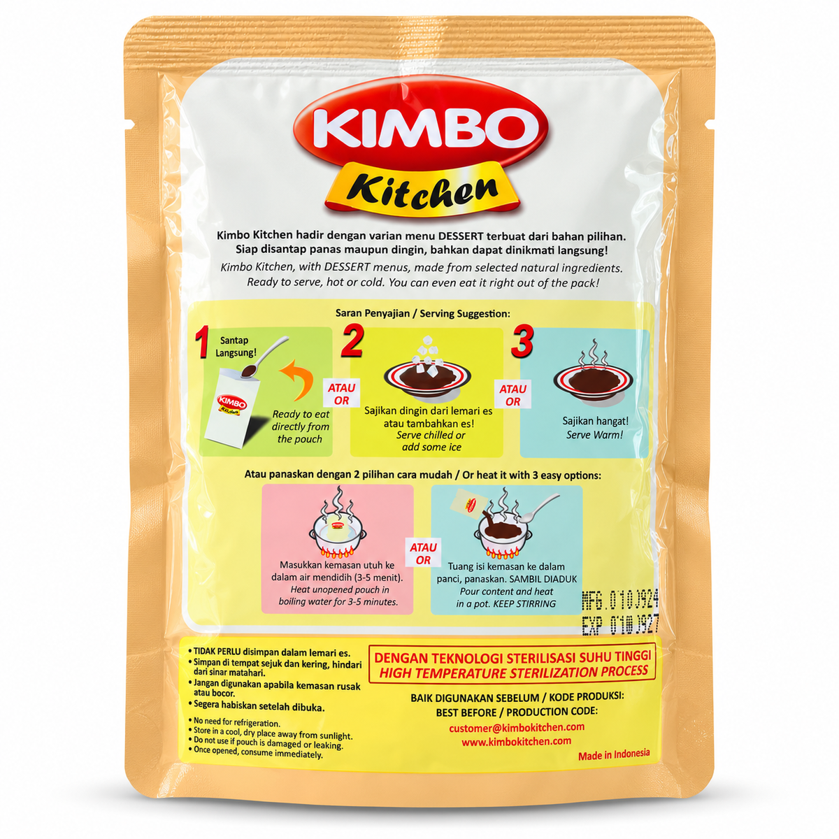 Kimbo Bubur Aneka Kacang 180G