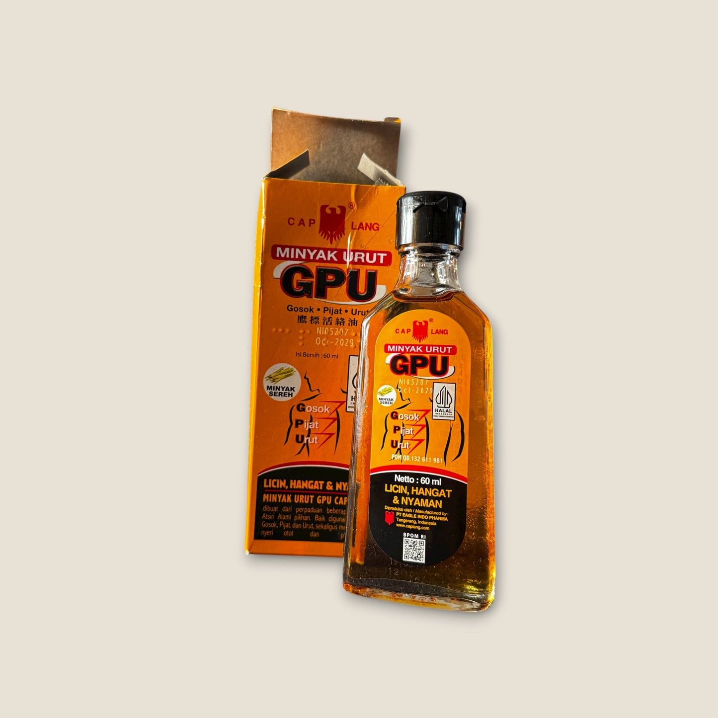 Cap Lang Minyak Urut GPU - Java Markt