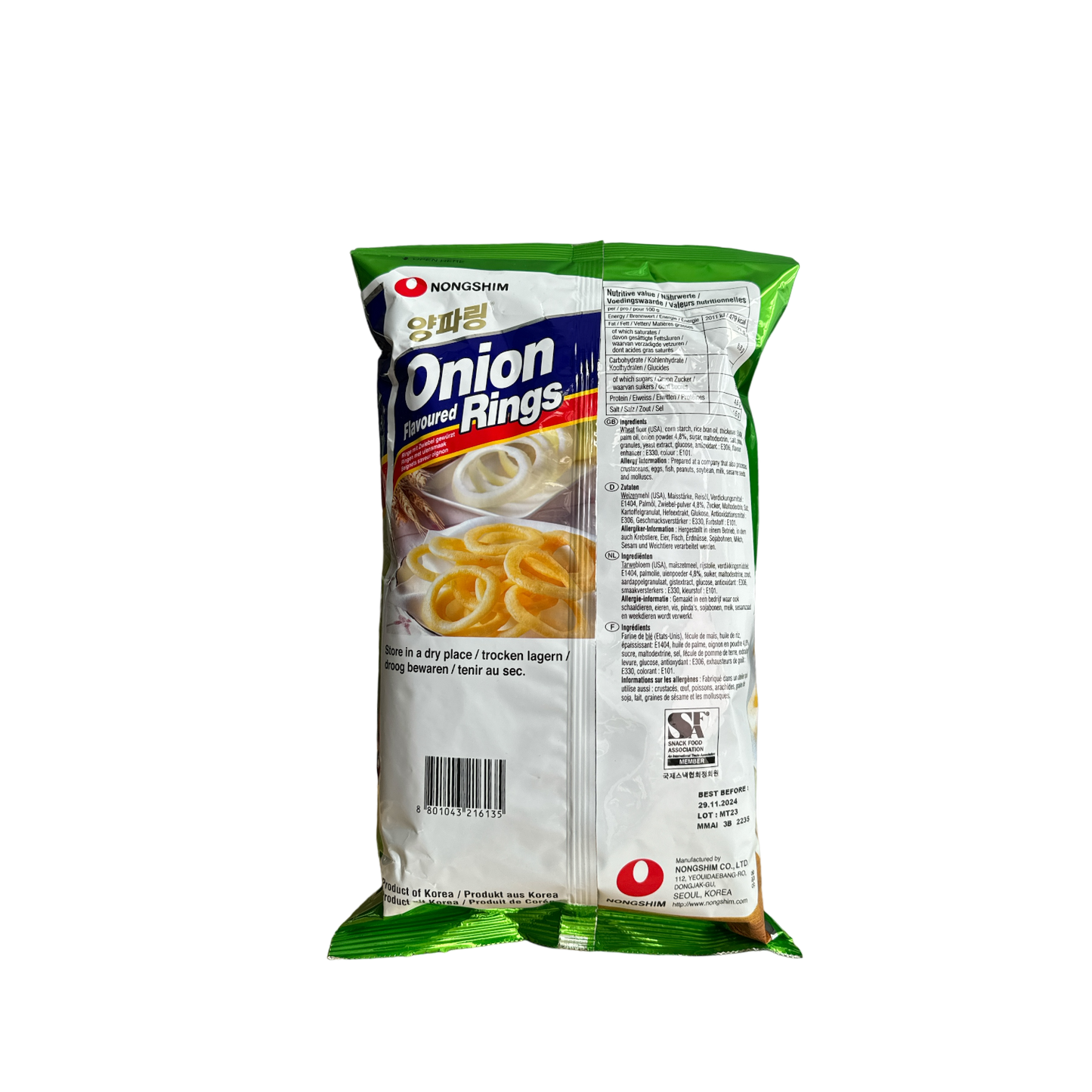 Onion Rings - Nong Shim - Java Markt