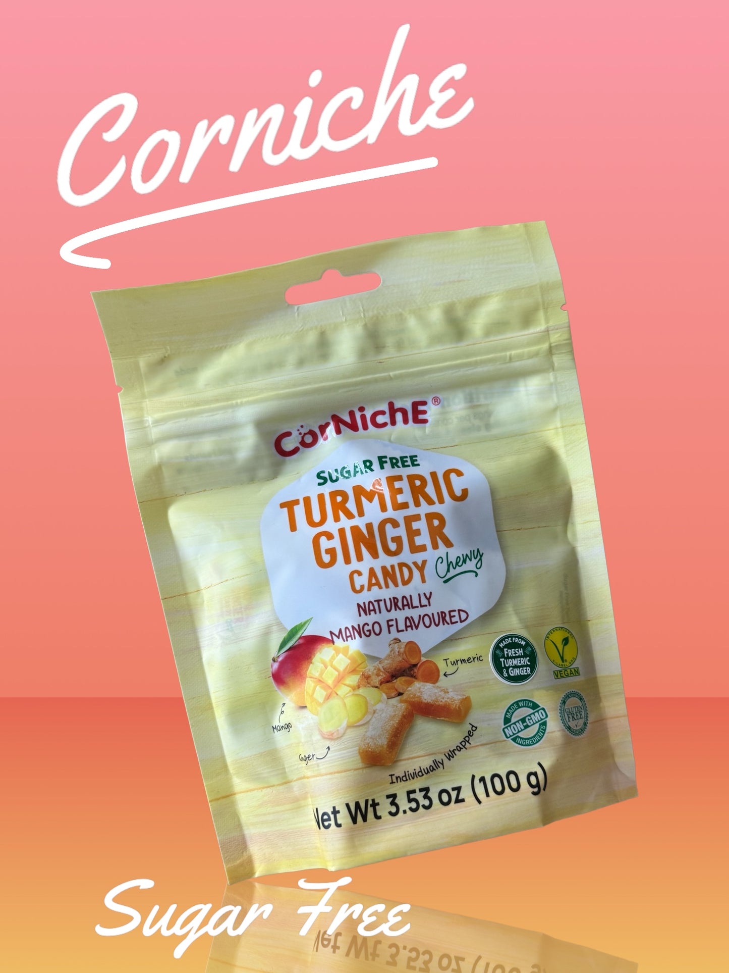 Corniche - Turmeric Ginger Chewy Candy Mango Flavor - Java Markt