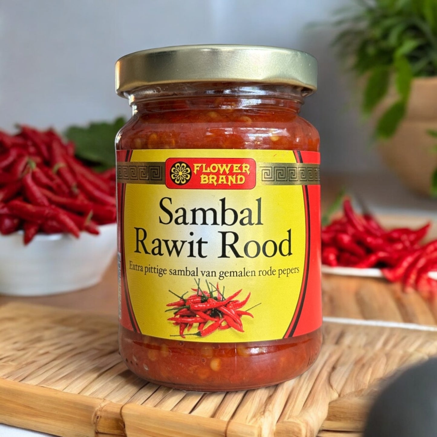 Sambal Rawit Merah - Flower Brand