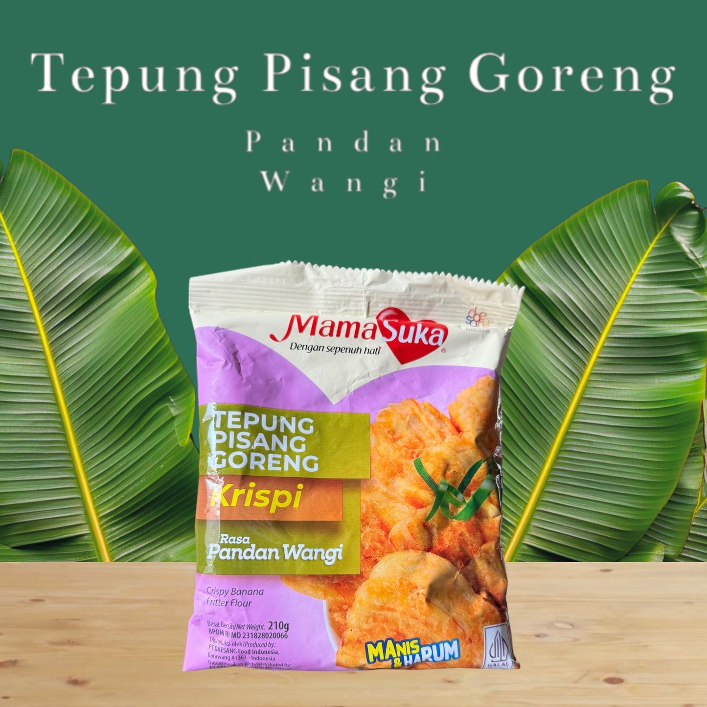 Mamasuka Tepung Pisang Goreng Rasa Pandan