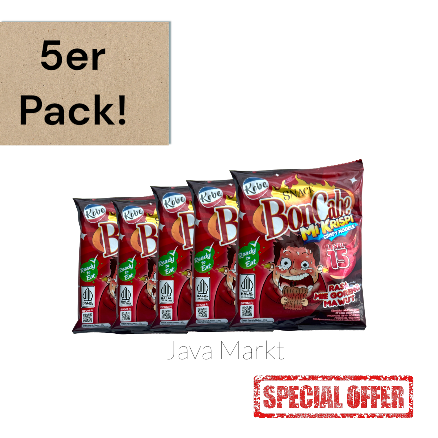 BonCabe Mi Krispi Level 15 - 5er - Java Markt