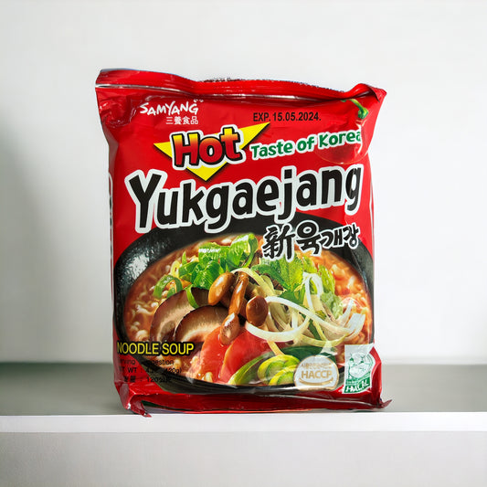 Samyang Instant Noodle Yukgaejang Hot Mushroom - Java Markt