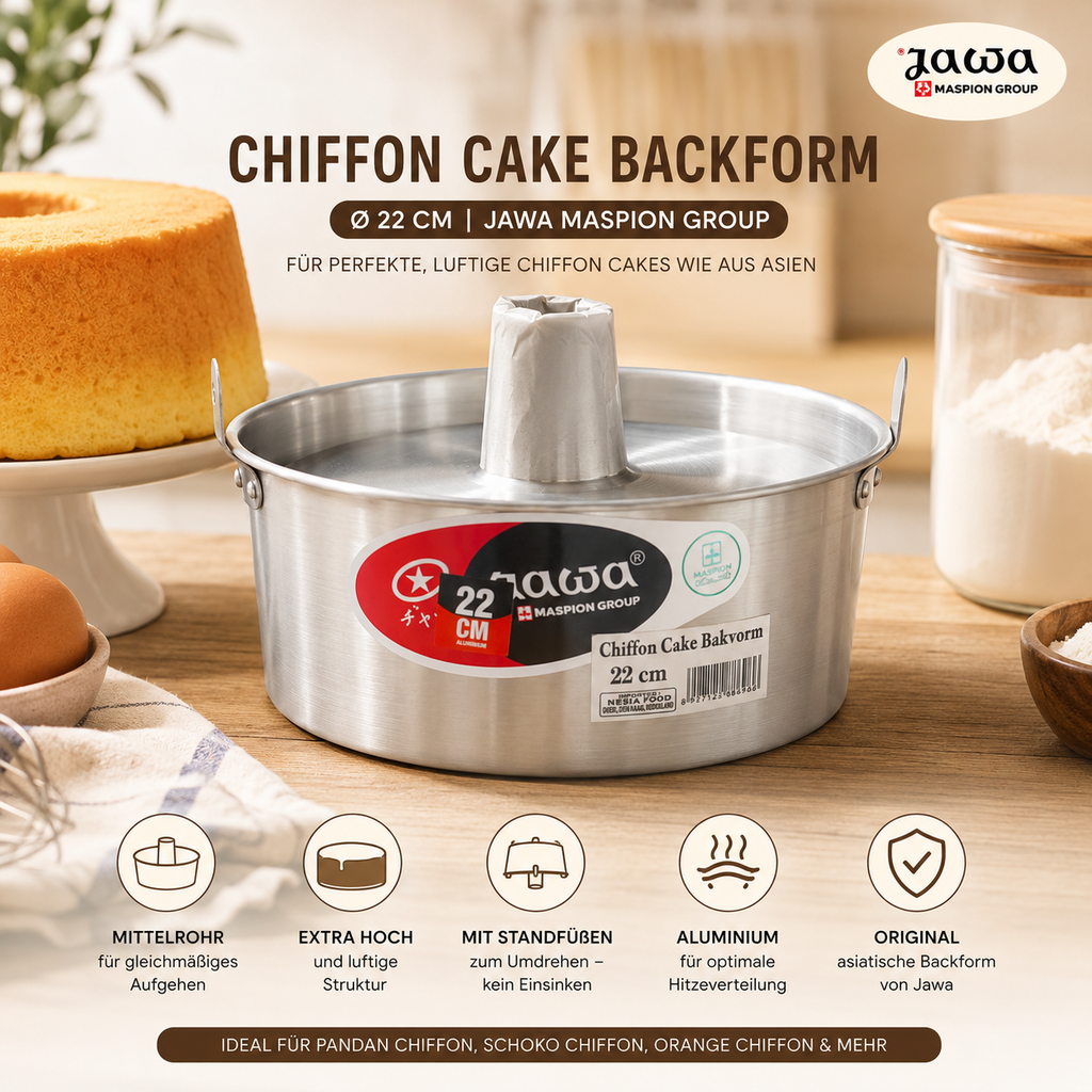Jawa Chiffon Cake Pan 22 cm