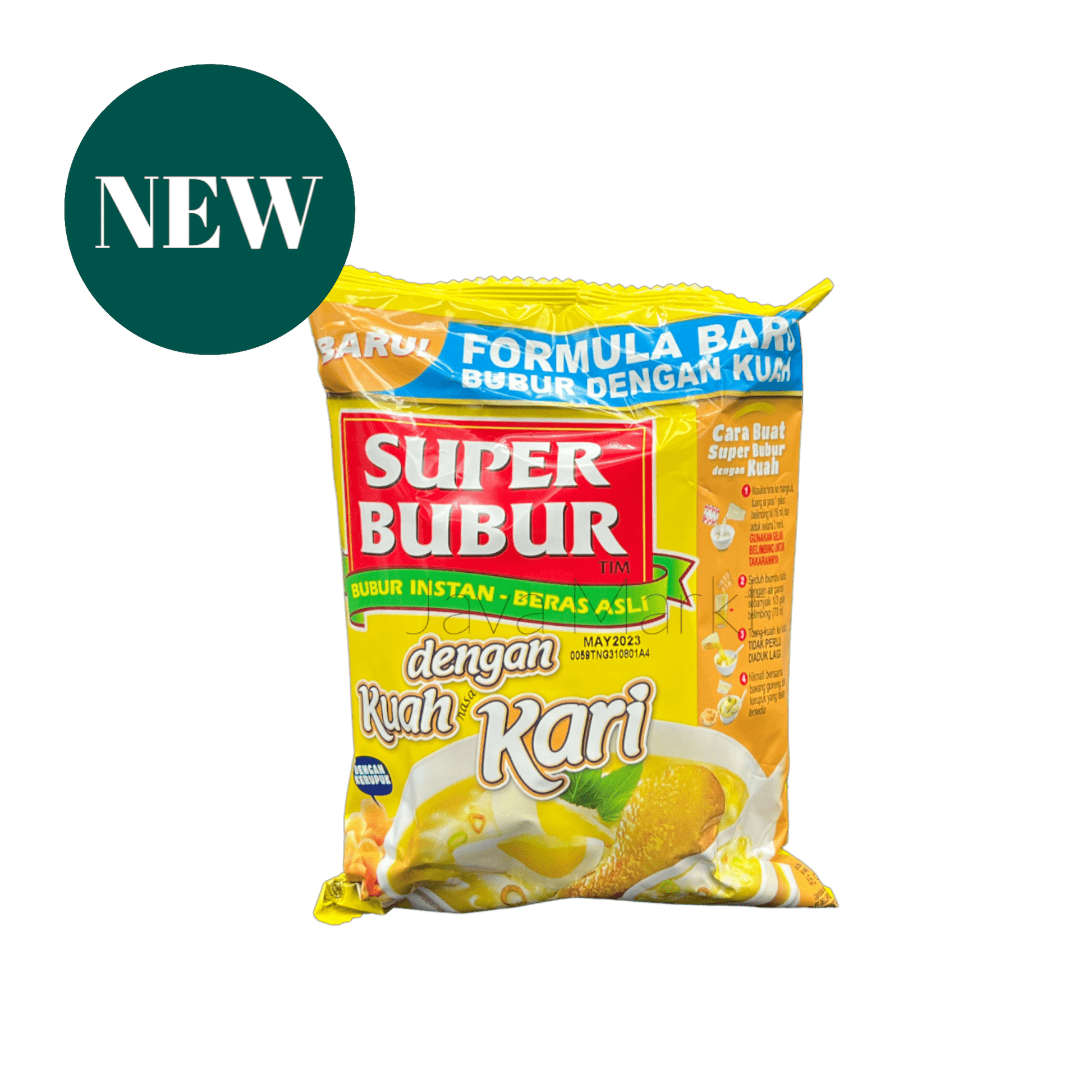 Super Bubur Instant Rasa Kari Ayam - Java Markt