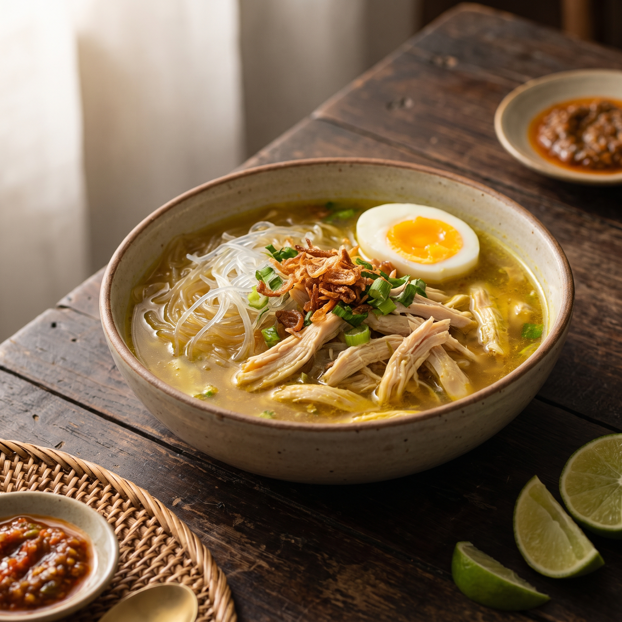 Serviervorschlag: Soto Ayam