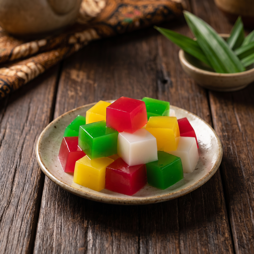 Serviervorschlag: Agar-Agar-Dessert