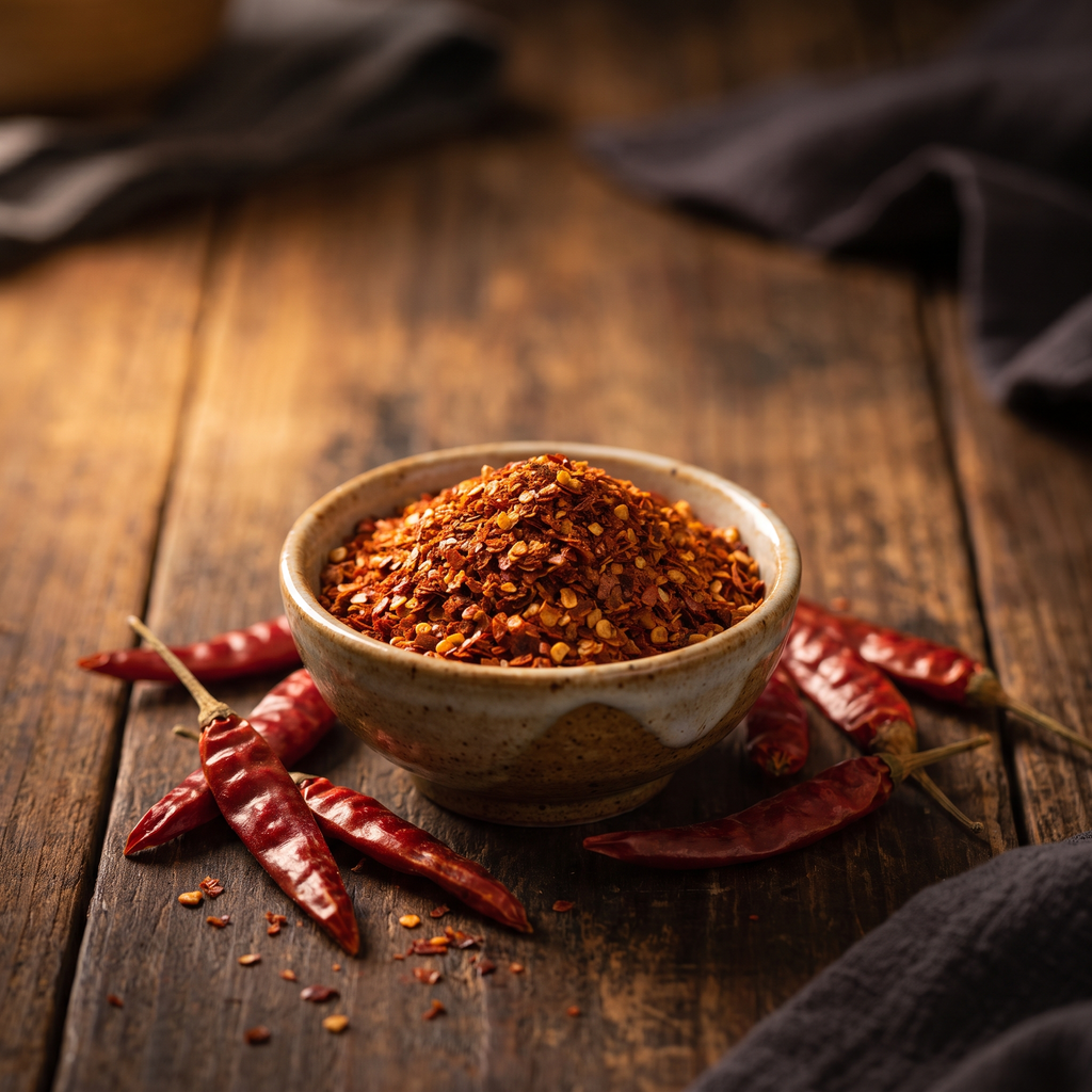 Serviervorschlag: Chiliflocken