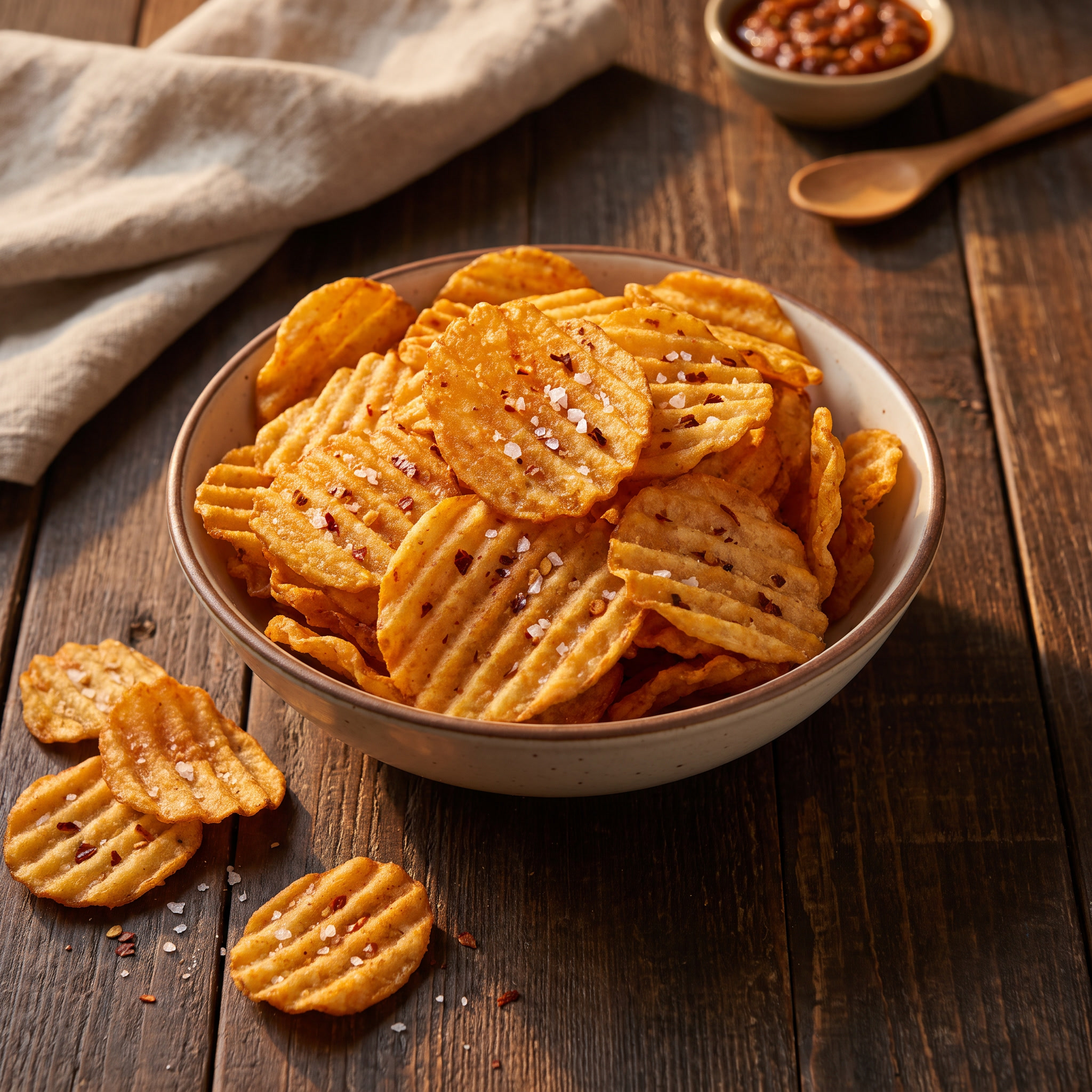 Serviervorschlag: Kartoffelchips
