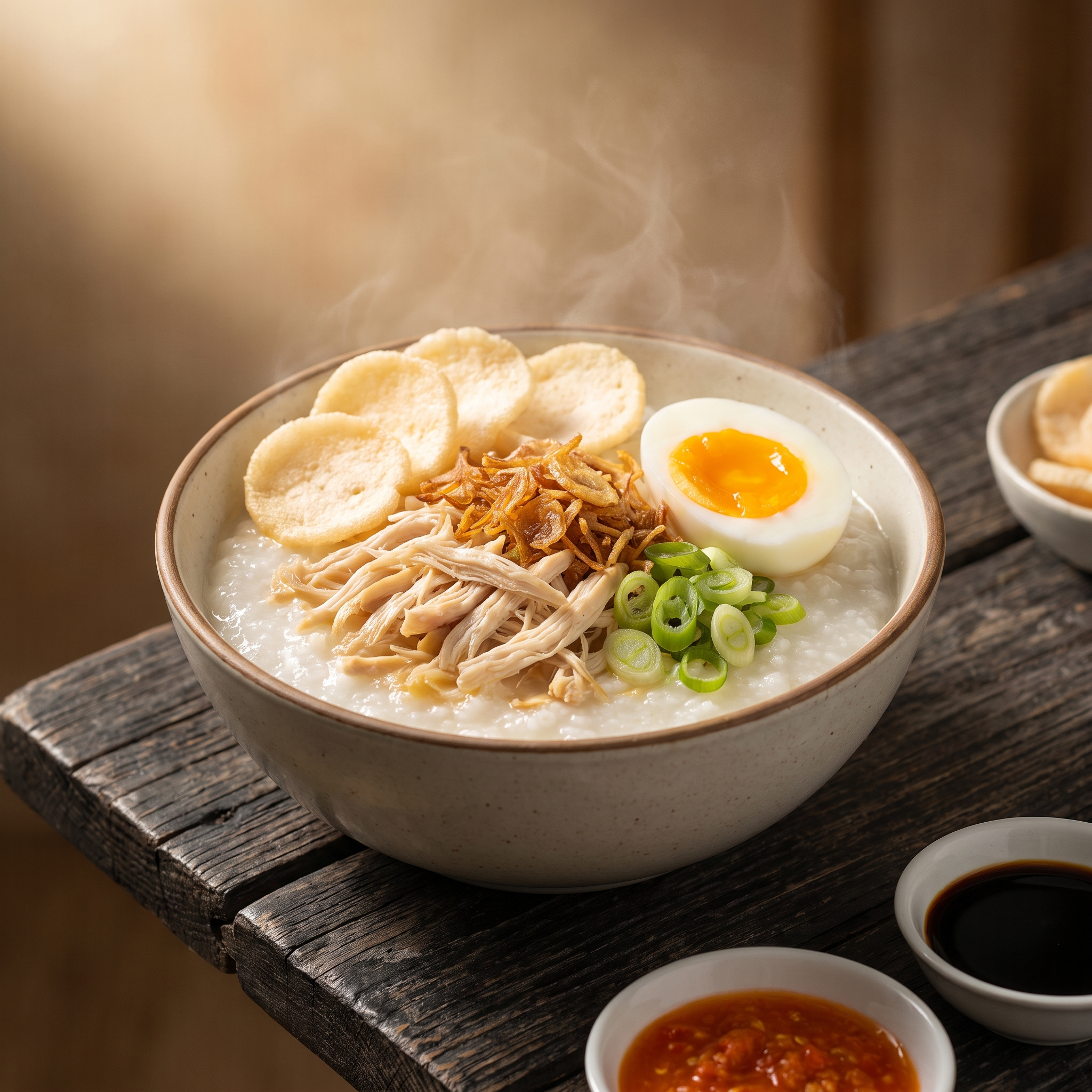 Serviervorschlag: Bubur Ayam