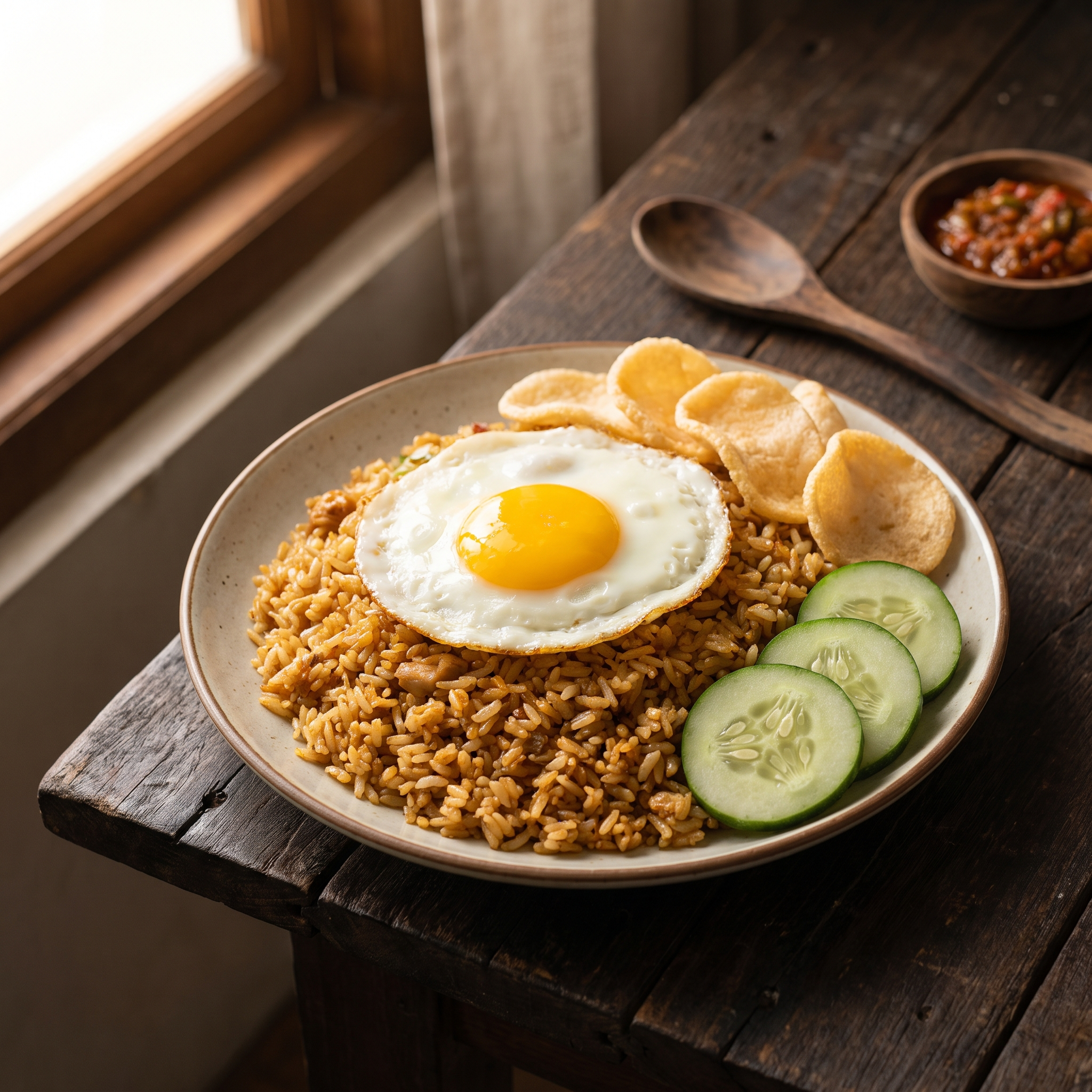 Serviervorschlag: Nasi Goreng
