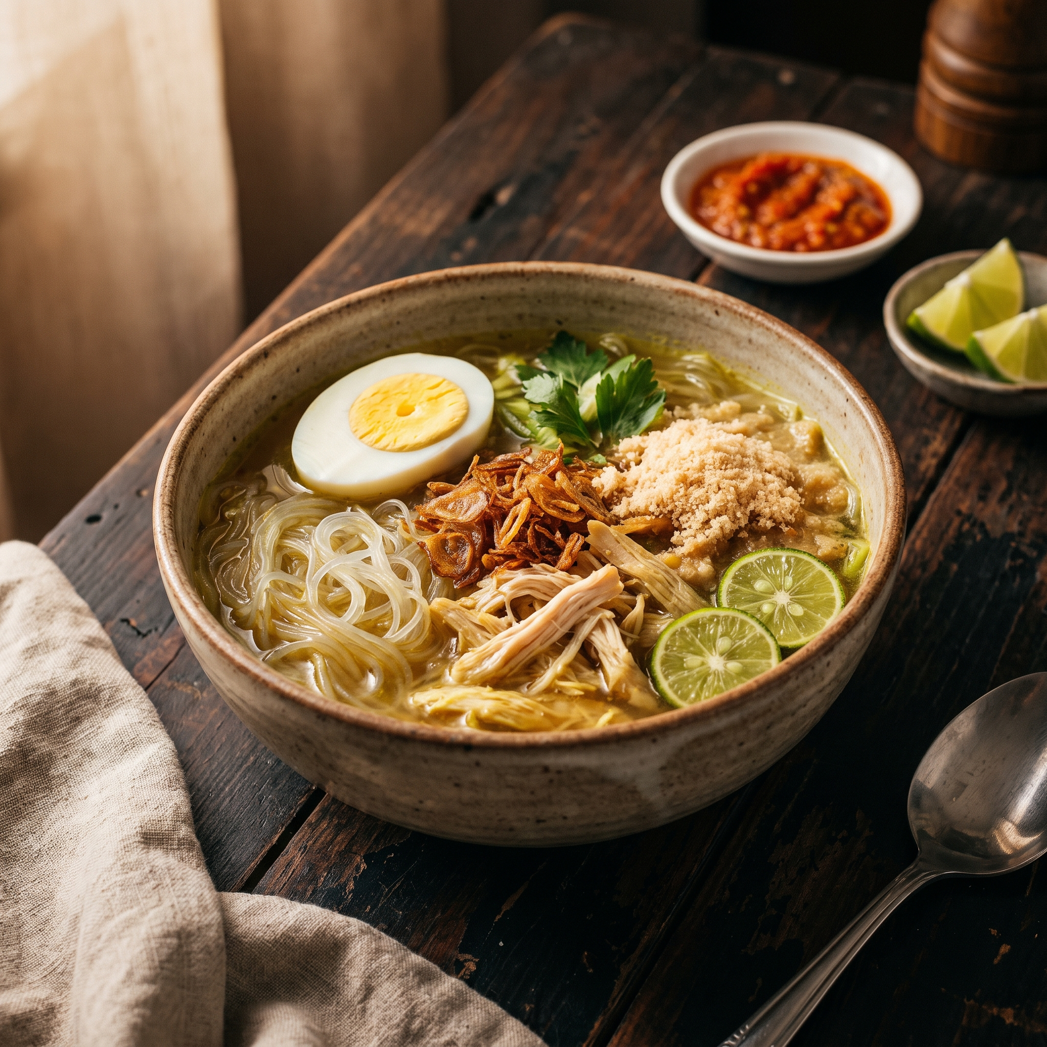 Serviervorschlag: Soto Ayam