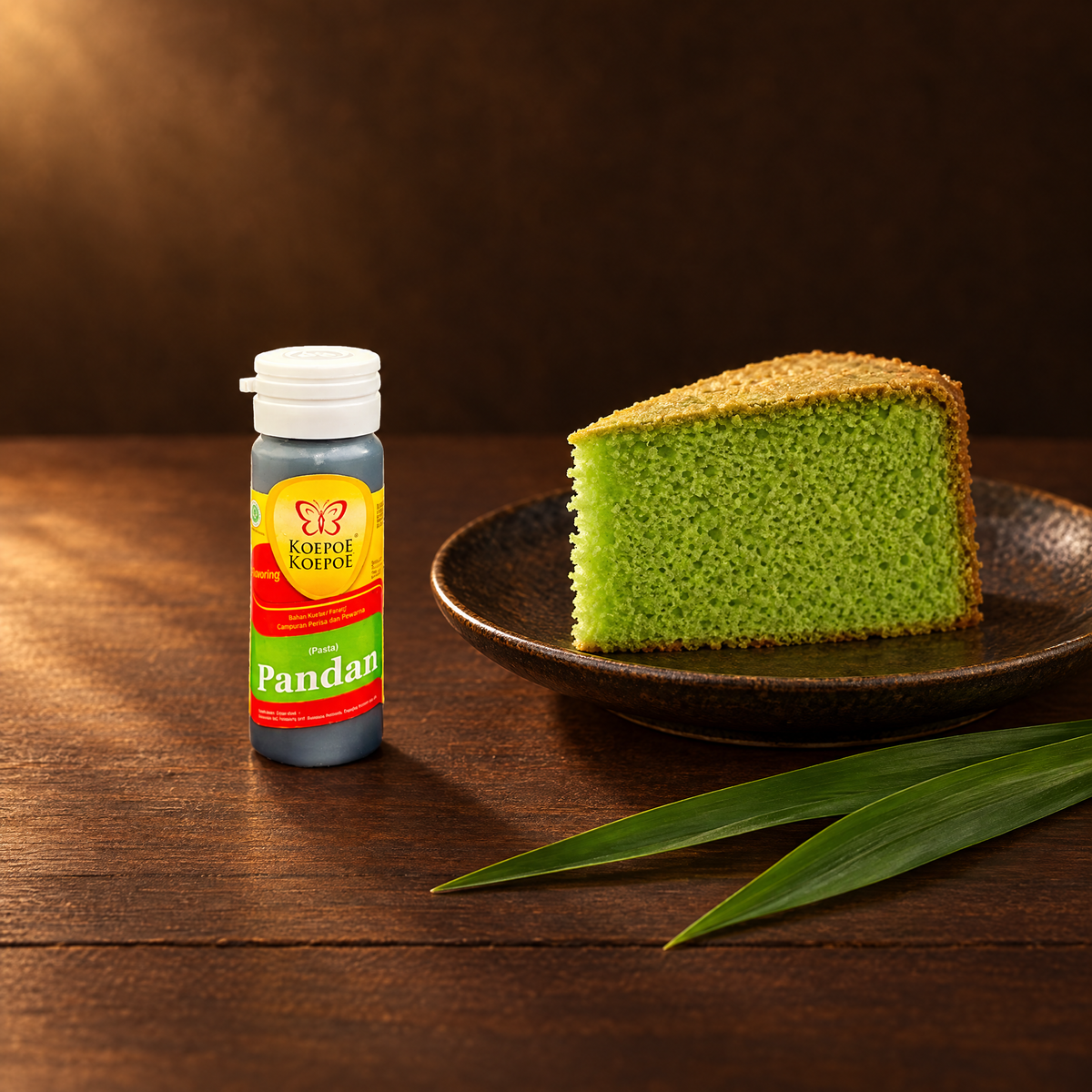 Koepoe Koepoe Pandan Pasta 25ml – Fläschchen mit Pandankuchen