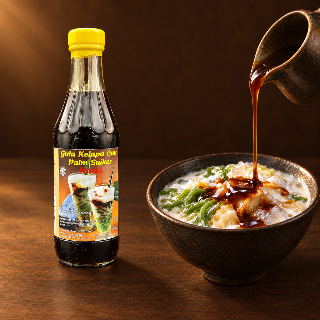 Gula Kelapa Cair 330 ml – Flasche mit flüssigem Kokoszucker