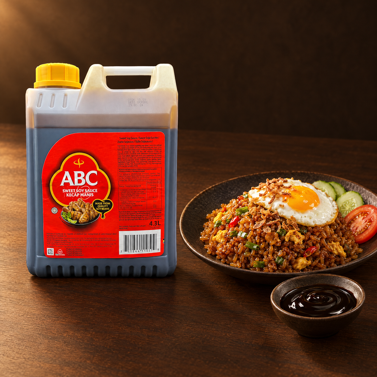 ABC Kecap Manis 6 kg – Großgebinde mit Nasi Goreng