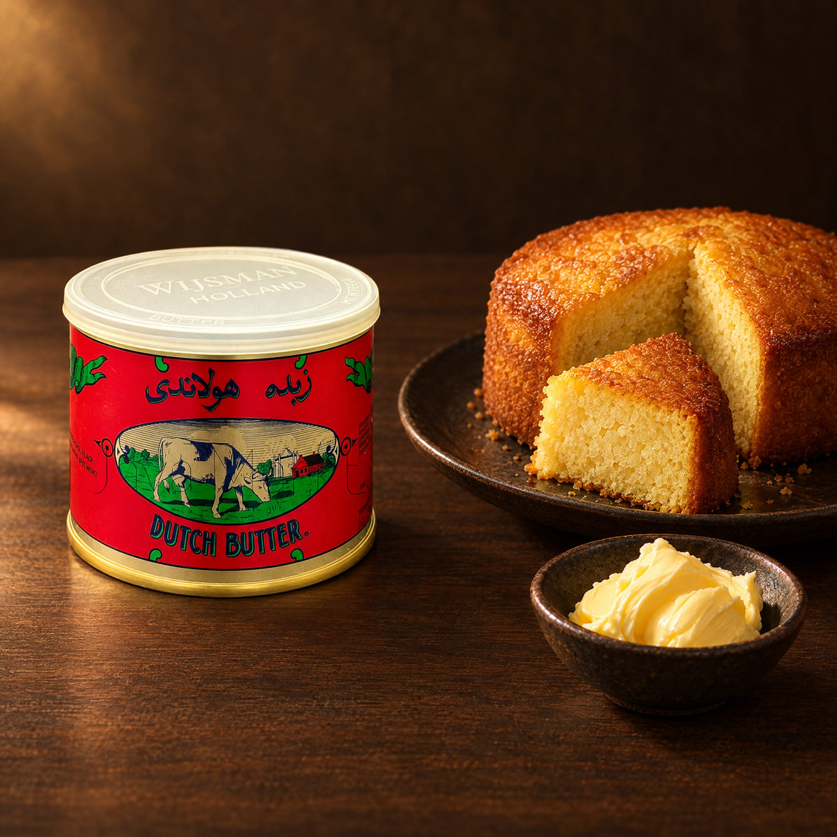 Butter Wijsman 454 g – Dose mit Butterkuchen