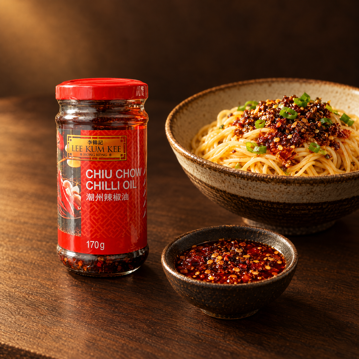 Lee Kum Kee Chow Chilli Oil 170 g – Glas mit Chiliöl