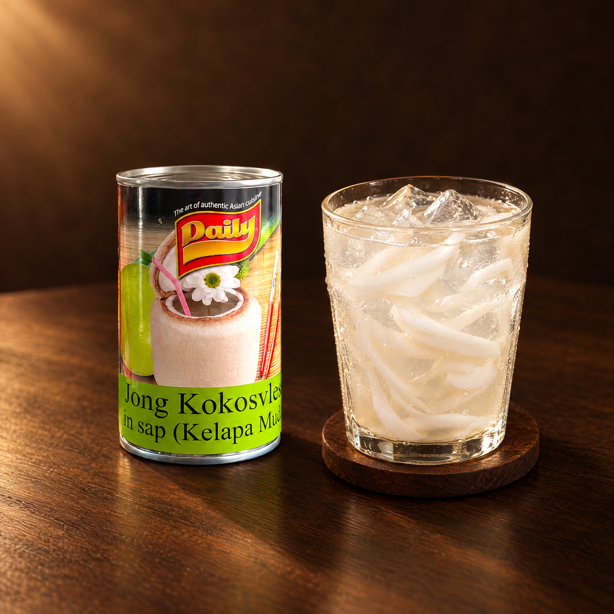 Daily Kelapa Muda in Juice 415 g – Packung mit jungem Kokosdrink