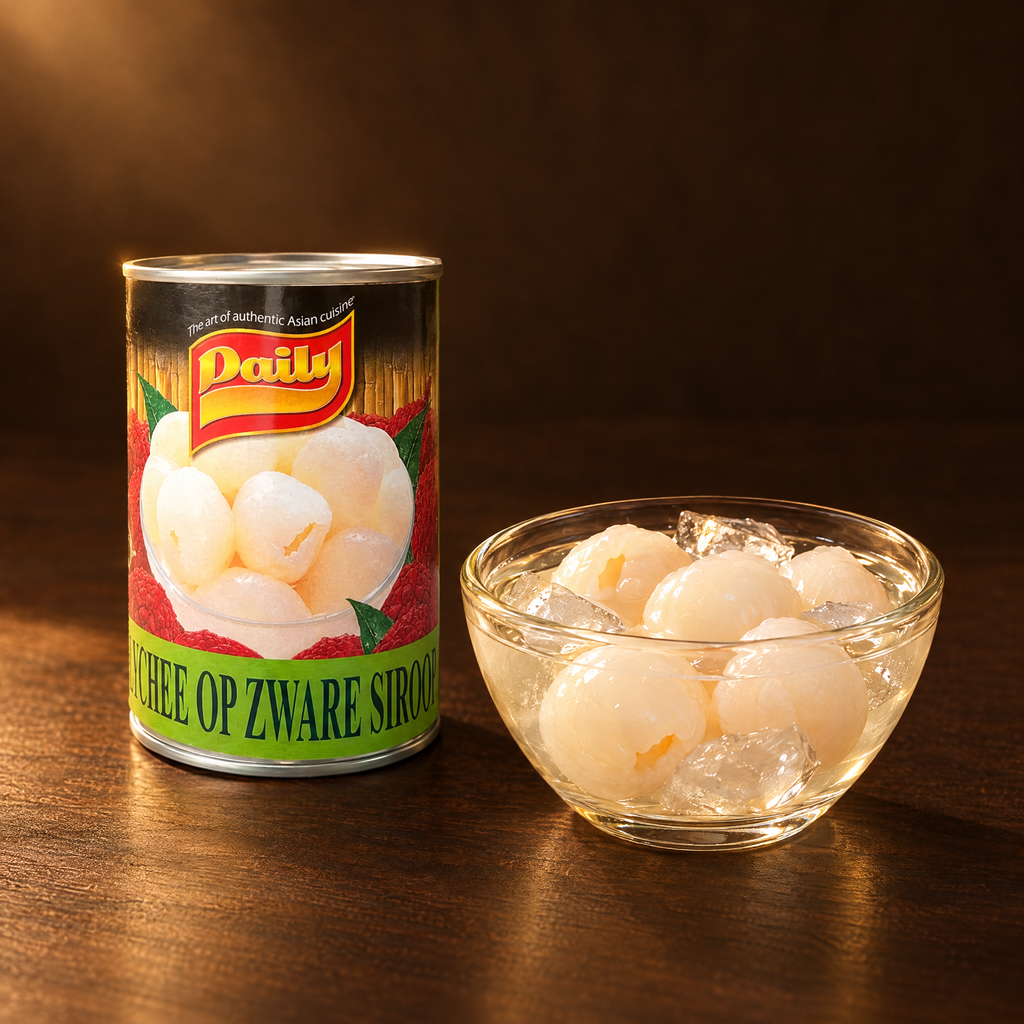 Daily Lychee in Syrup 565 g – Packung mit Lychees im Sirup