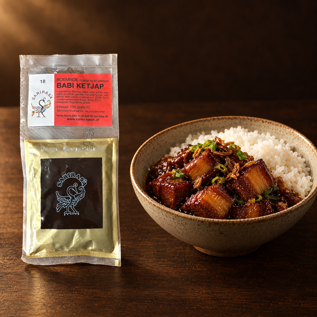 Sari Rasa Bumbu Babi Kecap – Packung mit Schweinefleisch in Kecap
