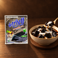 Nutrijell Jelly Powder Cincau Hitam – Packung mit Cincau-Dessert und Palmzuckersirup