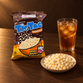Tic Tac Rasa Sapi Panggang 90g – Packung mit Snack und Eistee
