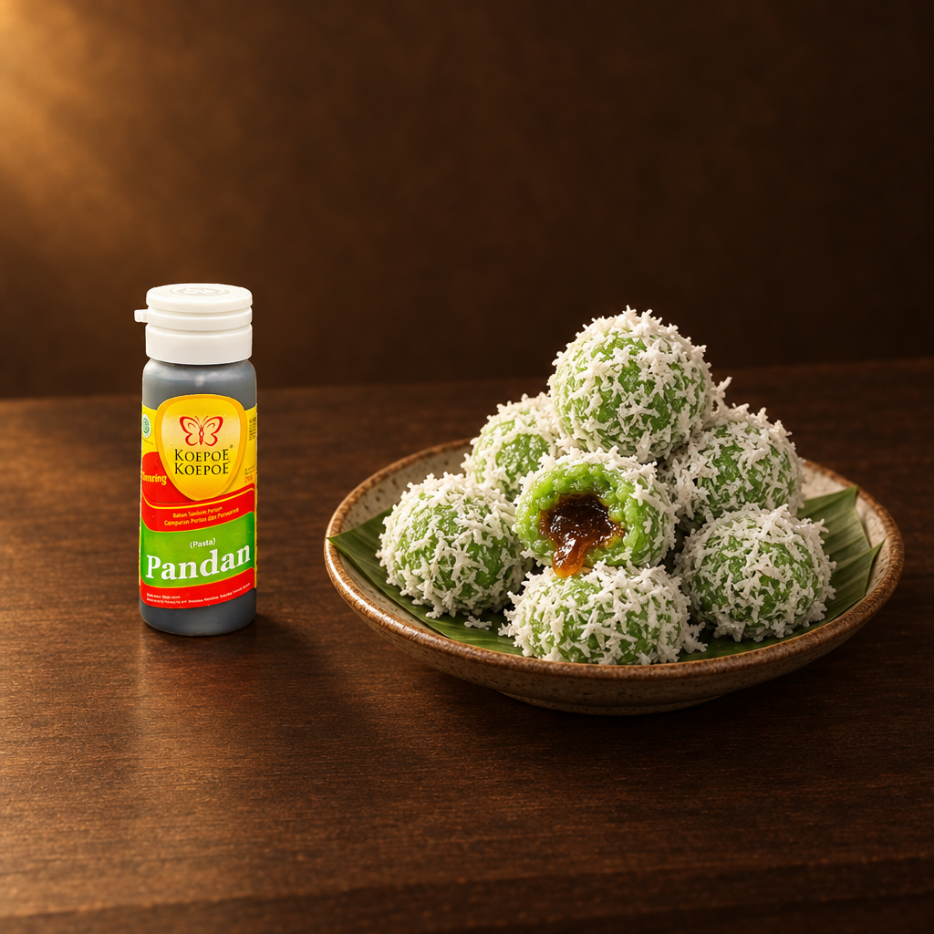 Koepoe Koepoe Pandan Pasta 25ml – Fläschchen mit Klepon