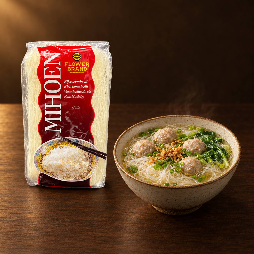 Bihun Flowerbrand – Packung mit Bihun-Suppe