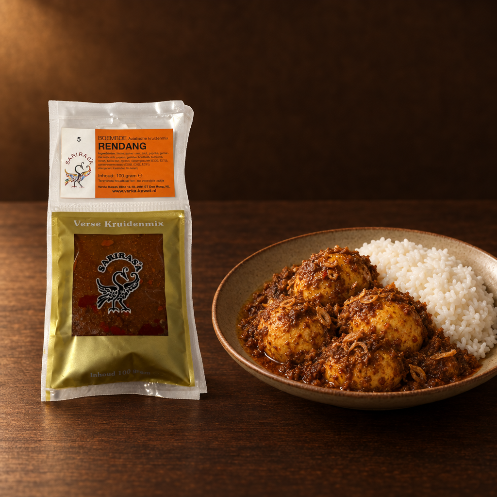 Bumbu Rendang Sari Rasa 100 g – Packung mit Rendang Telur