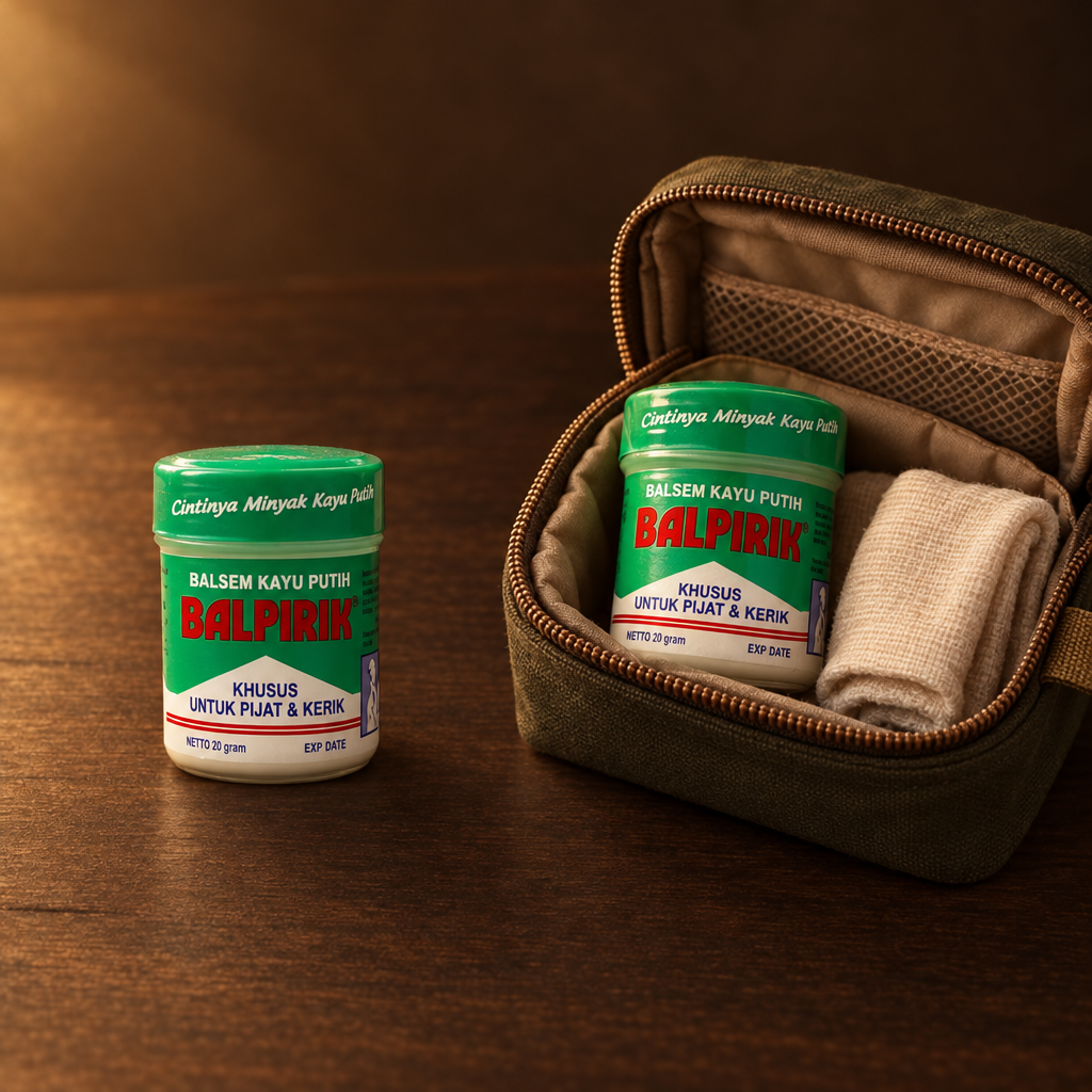 Balpirik Balsem Kayu Putih 20 g – Packung im Reise-Etui