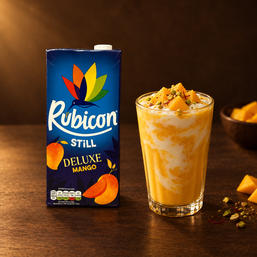 Rubicon Mango Juice Drink 1 L – Packung mit Mango-Lassi