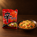Nong Shim Shin Ramyun 120 g – Packung mit gebratenen Ramyun mit Käse