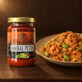 Sambal Peteh Koningsvogel – Glas mit Nasi Goreng Petai
