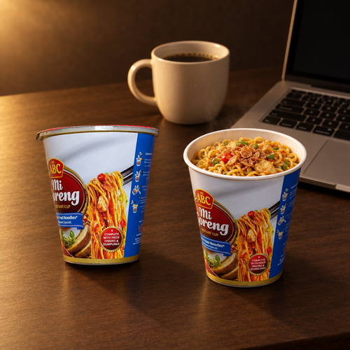 ABC Instant Cup Mie Goreng Spesial 75 g – Becher als schnelles Mittagessen
