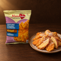 Mamasuka Tepung Pisang Goreng Krispi Vanila 3er Pack 210 g – Packung mit frittierten Süßkartoffeln und Äpfeln