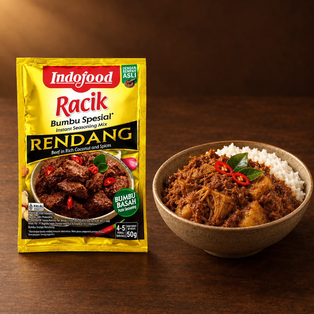 Indofood Racik Bumbu Spesial Rendang 50 g – Java Markt