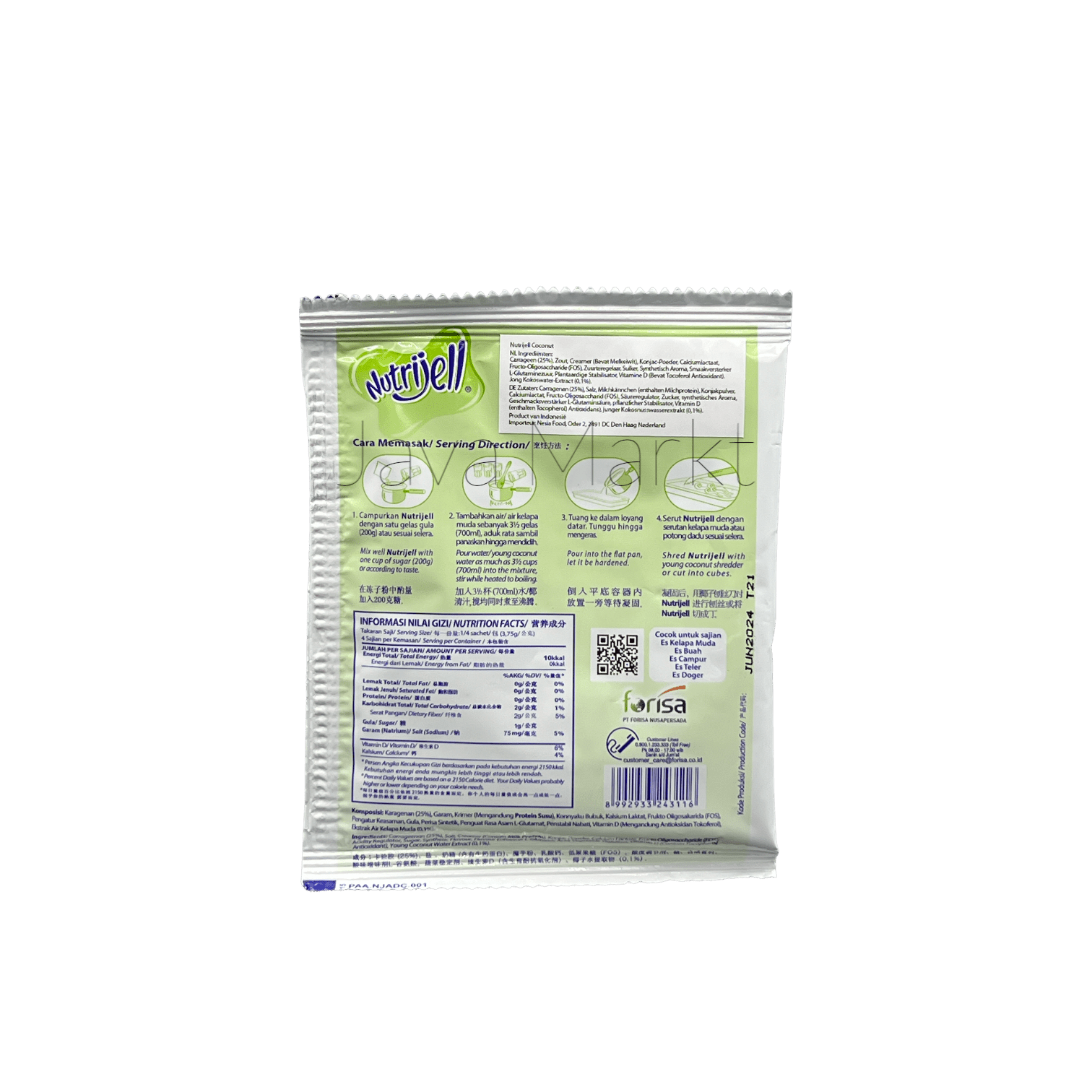 Nutriijell Jelly Powder Cocos - Java Markt