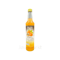 Marjan Sirup Markisa von Nesia Food in Flasche, zeigt den gelben Markisa-Fruchtsirup für Getränke und Desserts