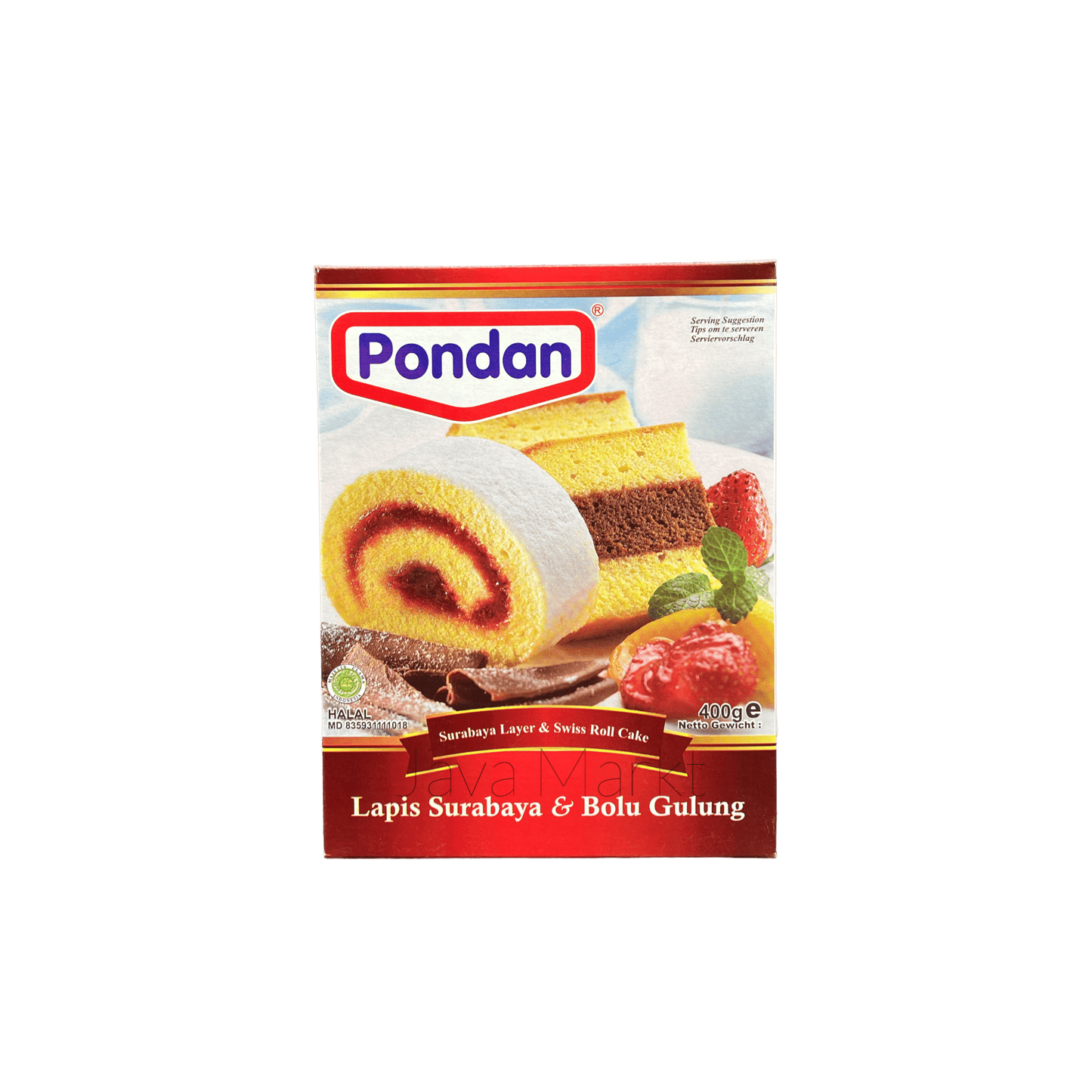 Pondan - Lapis Surabaya & Bolu Gulung - Java Markt