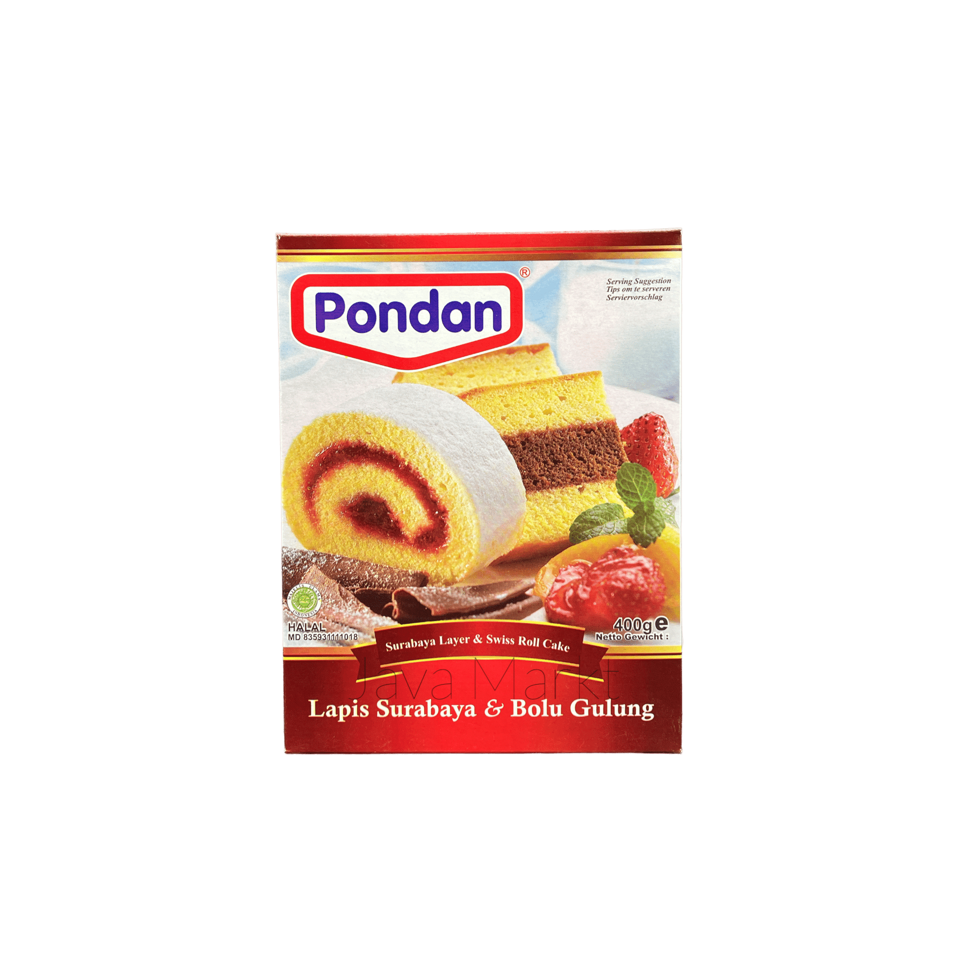 Pondan - Lapis Surabaya & Bolu Gulung - Java Markt