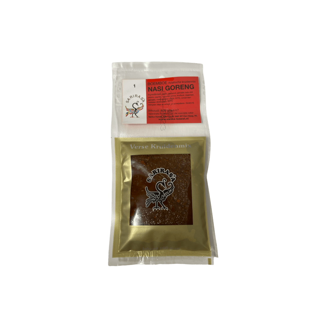 Vanka Kawat Sari Rasa Bumbu Nasi Goreng, authentische indonesische Gewürzmischung für Reisgerichte, in Verpackung sichtbar